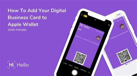 digital business card apple wallet.